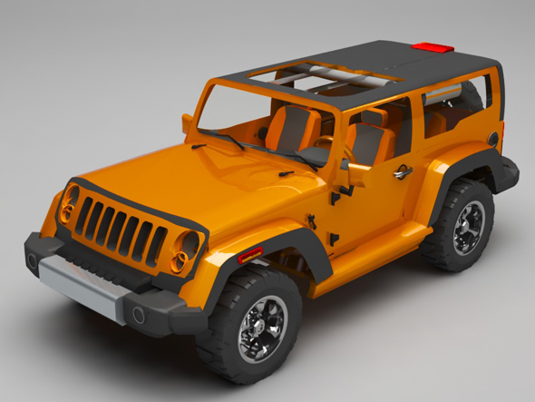 Jeep rubicon - 3Docean 25730625
