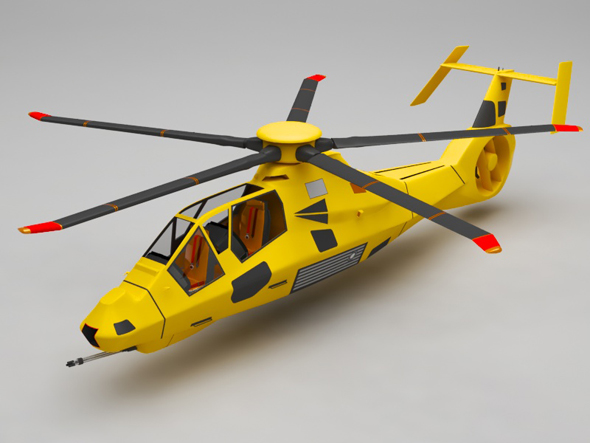 Military helicopter - 3Docean 25730691