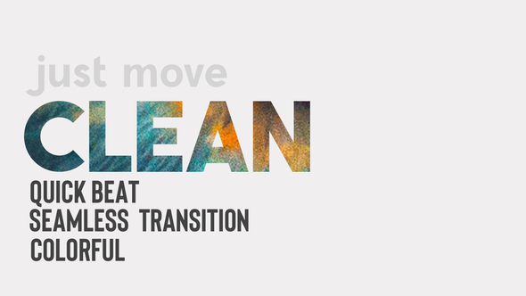 Keep it Clean Seamless Transition Logo Reveal