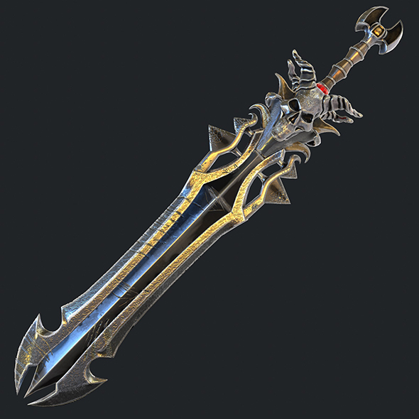 Fantasy sword 18 - 3Docean 25733928