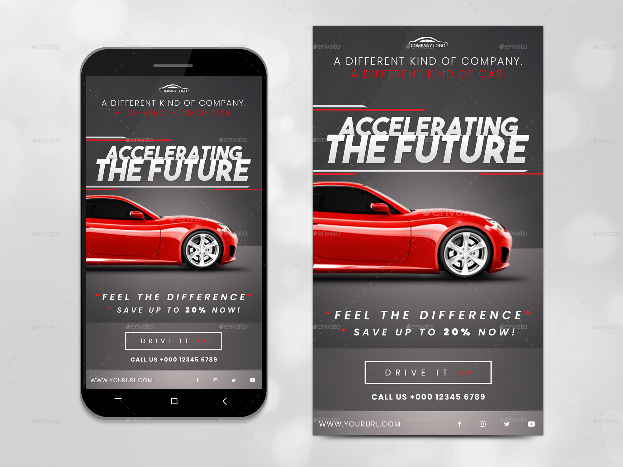 Instagram Car Stories by BeatusGraphics GraphicRiver