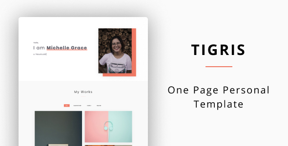 Tigris - Personal Portfolio Template