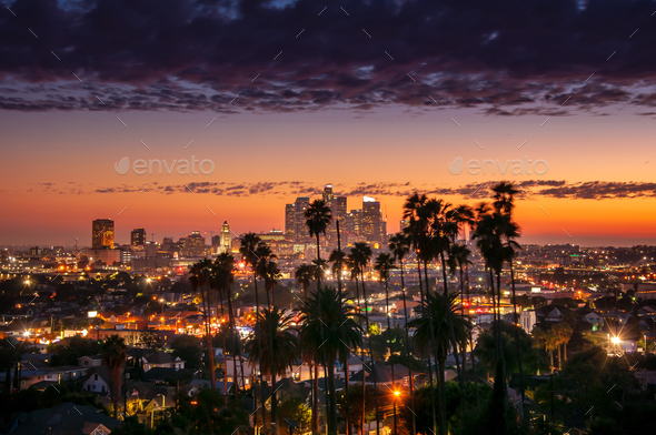 Downtown Los Angeles - Stock Photo - Images