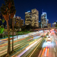 Downtown Los Angeles traffic at night - PhotoDune Item for Sale
