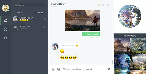 Clover - Real-Time Messaging, Audio & Video Conferencing Web App - Node.js, React, WebRTC, Socket.IO