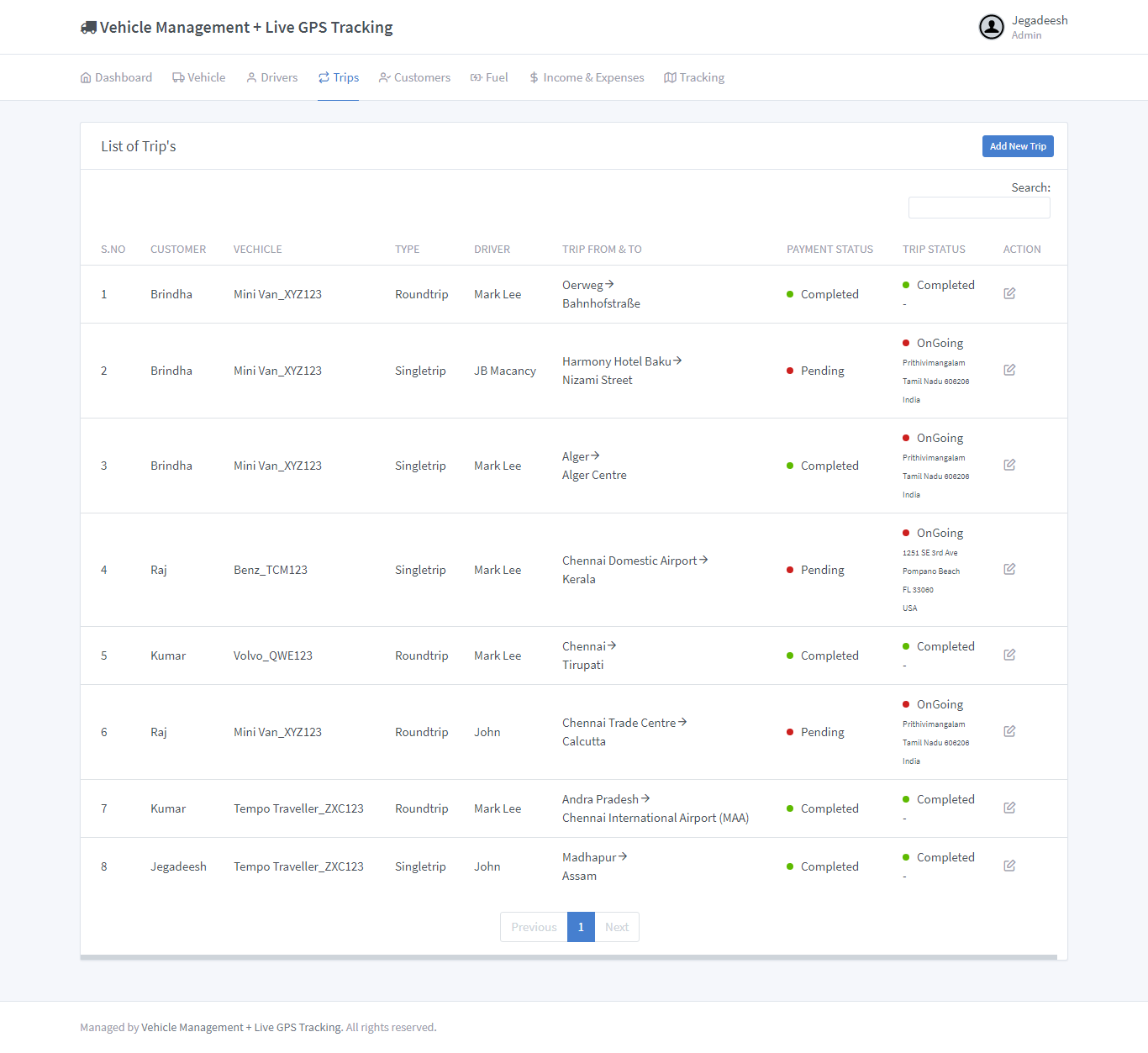 Vehicle Management System With Live GPS Tracking by codeforts CodeCanyon