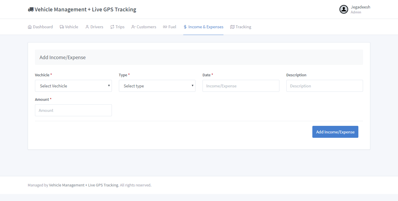 Vehicle Management System With Live GPS Tracking by codeforts CodeCanyon