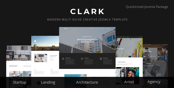 Clark - Modern - ThemeForest 25741148