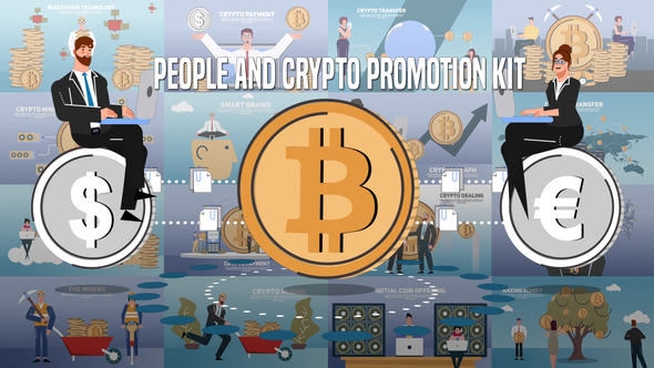 People and Cryptocurrency - VideoHive 25741369