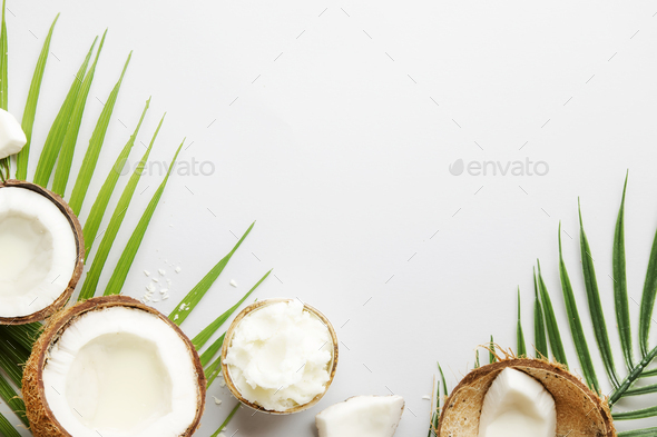 Coconuts products - mct butter, oil, milk, oil, shavings