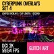 Cyberpunk Overlays (2K Set 4) - VideoHive Item for Sale