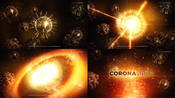 Corona Virus Destroy - VideoHive 25745258