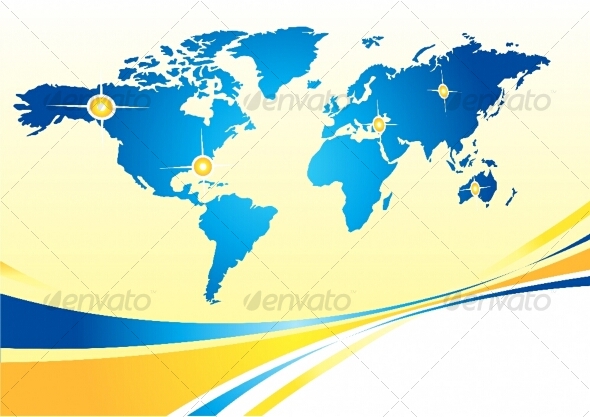 Network on map - Travel Conceptual