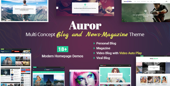 Auror- Blog Magazine - ThemeForest 20493386