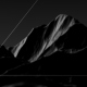 Mountain Range Black Loop - VideoHive Item for Sale