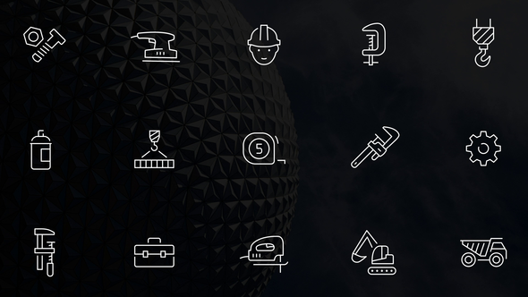 Construction Tool Icon - VideoHive 25752571