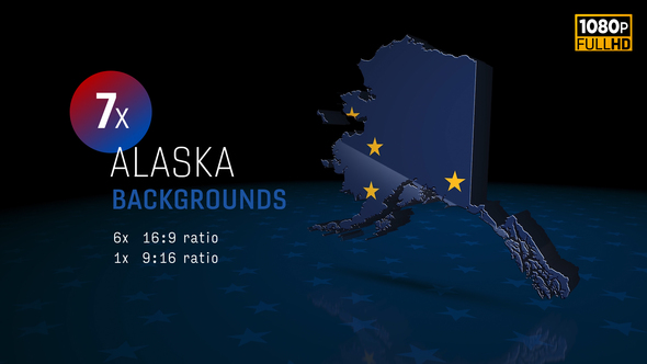 Alaska State Election Backgrounds HD - 7 Pack