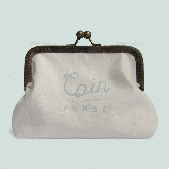 Metal Frame Coin Purse Mockup by TECIDO GraphicRiver