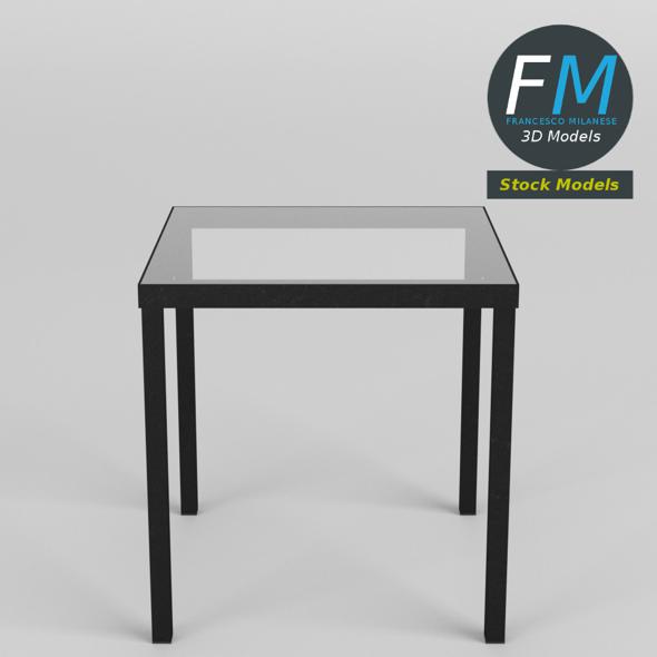 Glass top desk - 3Docean 25753803