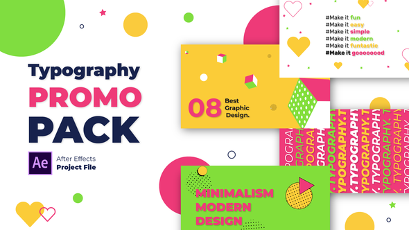 Typography Pack - VideoHive 25758222