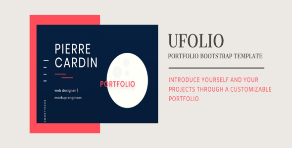 UFOLIO - portfolio bootstrap template