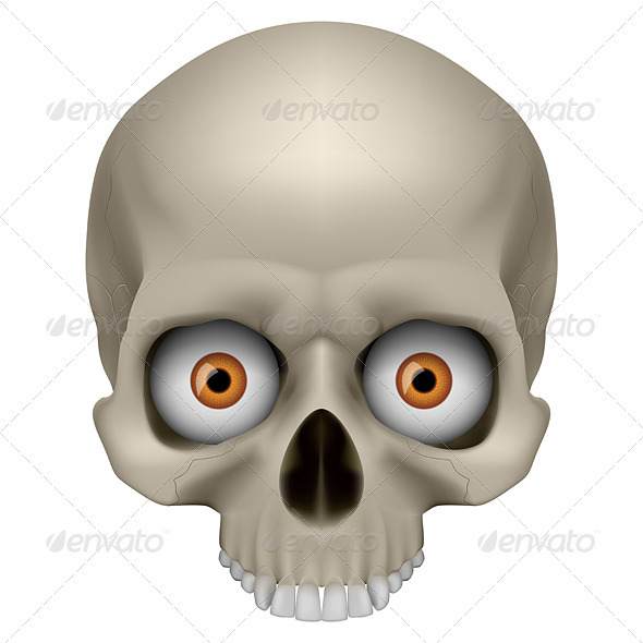 Freaky Human Skull