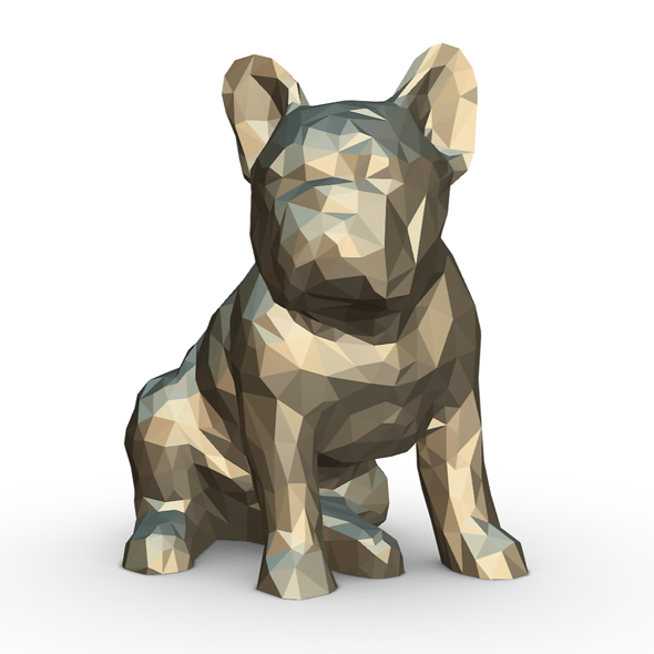 French Bulldog Figure - 3Docean 25767240