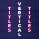 Vertical Titles Opener - VideoHive Item for Sale