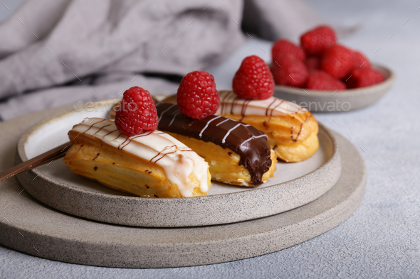 Choux Pastry Eclairs