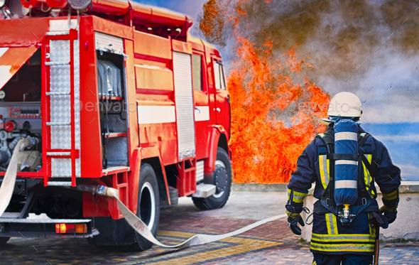 Fireman Stock Photo By Perutskyy Photodune