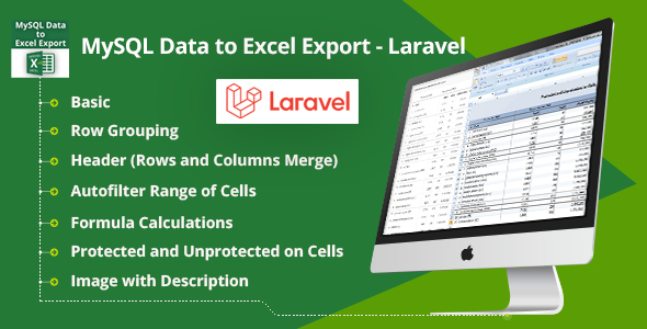 MySQL Data to Excel Export - Laravel