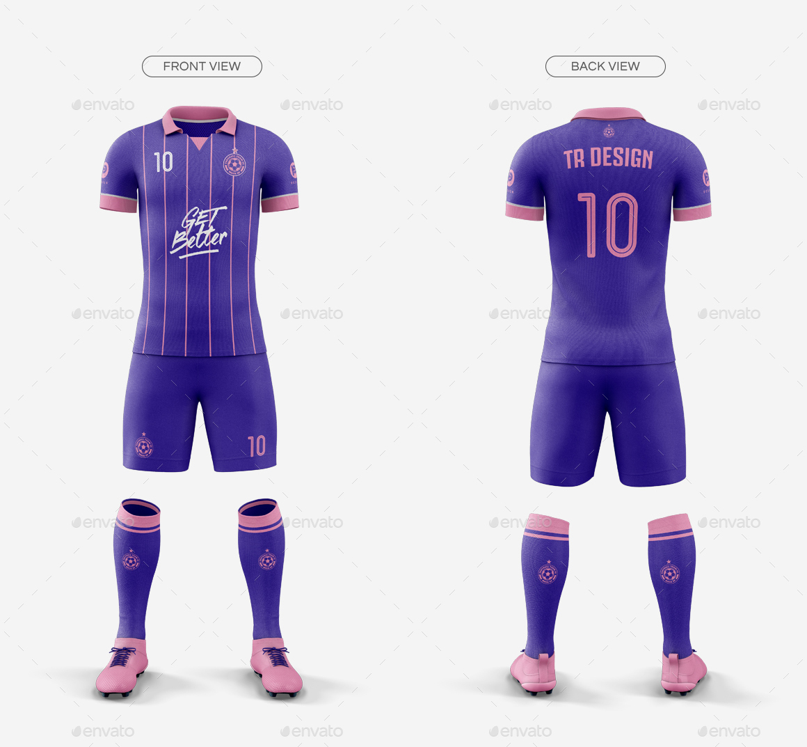 Download Men's Full Soccer Team Kit mockup V9 by TRDesignme ...
