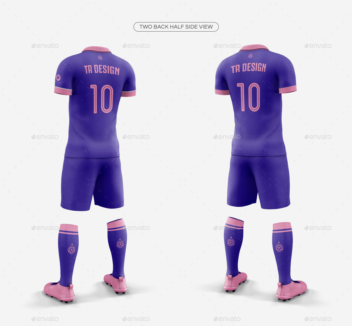 Download Men's Full Soccer Team Kit mockup V9 by TRDesignme ...