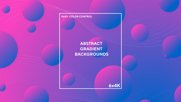Abstract Gradient Backgrounds - VideoHive 25780860