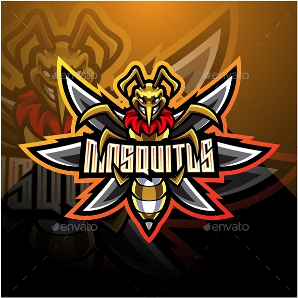 Mosquito Esport Mascot, Vectors | GraphicRiver