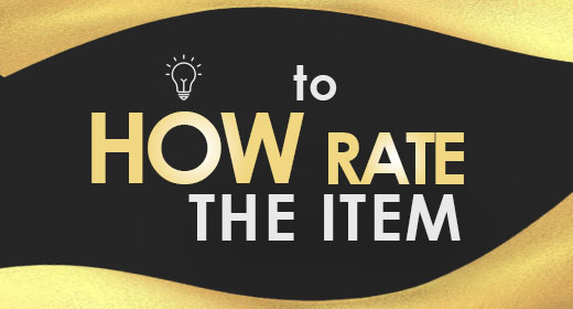 How to Rate The Item