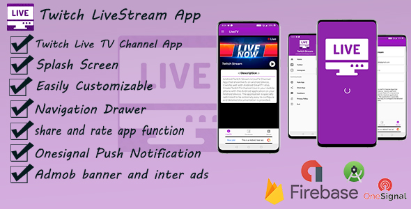 Twitch LiveTV Streaming App