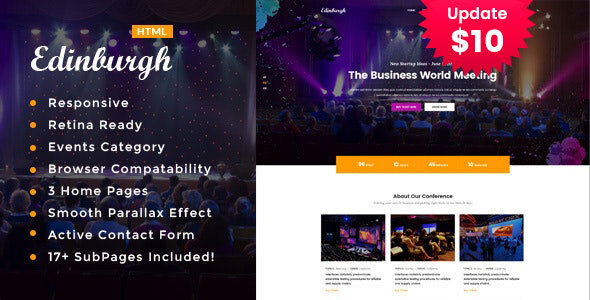 Edinburgh - Conference & Event HTML Template by template_path