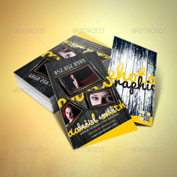 Photography Business Card - Business Cards Print Templates