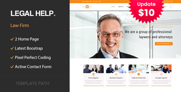 Exceptional Legal Help - Law & Business HTML Template