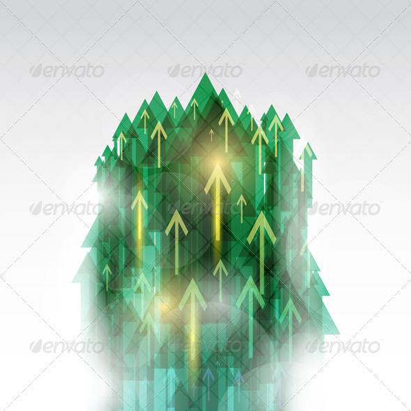 Abstract arrow background - Backgrounds Decorative