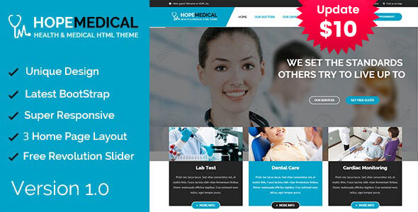 Hope Medical - Health Care HTML Template by template_path