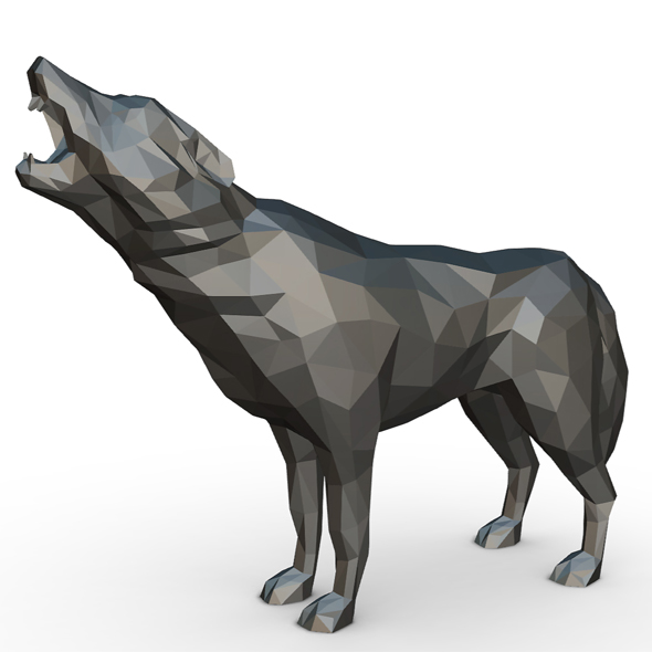 Wolf figure - 3Docean 25790469