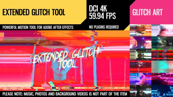 Extended Glitch Tool, After Effects Project Files | VideoHive