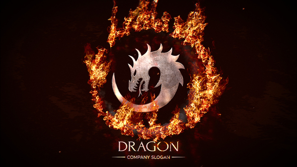 Circle Fire Logo | After Effects Template