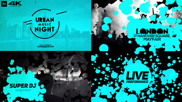 Urban Music Night - VideoHive 20758381