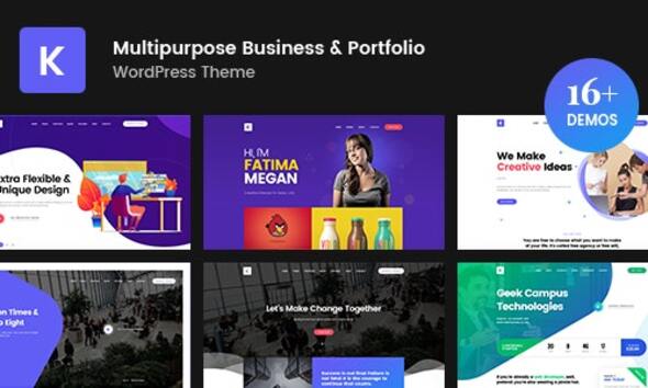 Kriativ – Creative Portfolio WordPress Theme