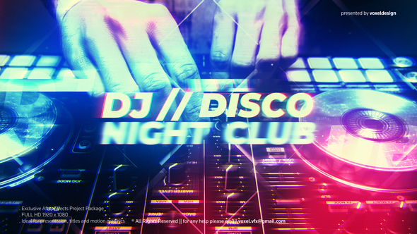 DJ Disco Night Club Intro
