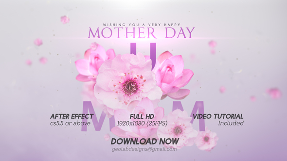 Mother Day Titles - VideoHive 25795320