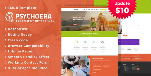 Special Psychoera - Treatment and Health HTML Template